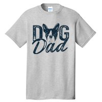 Boston Terrier Dog Dad Tall T-Shirt