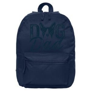 Boston Terrier Dog Dad 16 in Basic Backpack