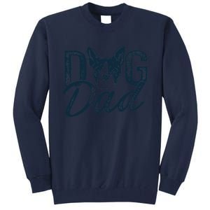 Boston Terrier Dog Dad Tall Sweatshirt