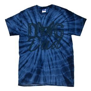 Boston Terrier Dog Dad Tie-Dye T-Shirt