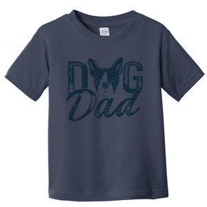 Boston Terrier Dog Dad Toddler T-Shirt