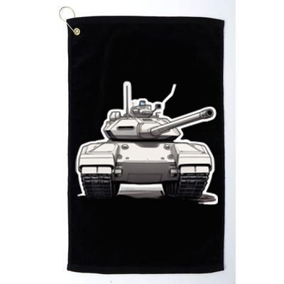 Battle Tank Design Platinum Collection Golf Towel