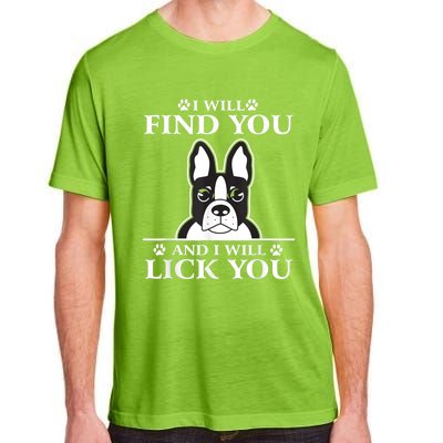 Boston Terrier Dog Lover Adult ChromaSoft Performance T-Shirt