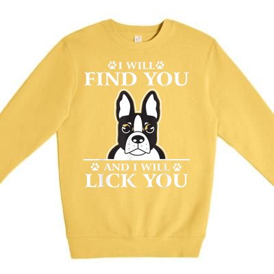 Boston Terrier Dog Lover Premium Crewneck Sweatshirt