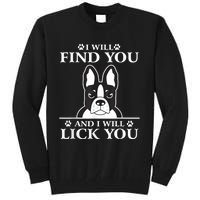 Boston Terrier Dog Lover Tall Sweatshirt