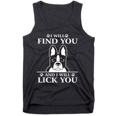 Boston Terrier Dog Lover Tank Top