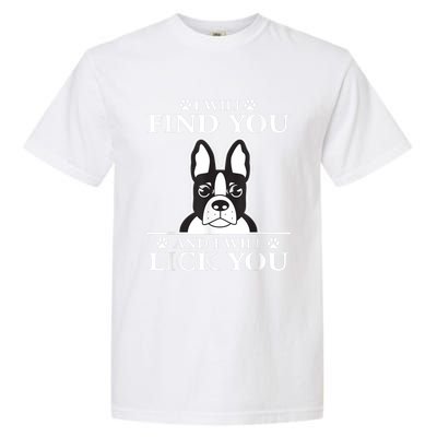 Boston Terrier Dog Lover Garment-Dyed Heavyweight T-Shirt