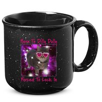 Born To Dilly Dally Forced To Lock In Cat Meme .Png 15oz Campfire Ceramic Mug