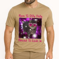 Born To Dilly Dally Forced To Lock In Cat Meme .Png Performance Shirt