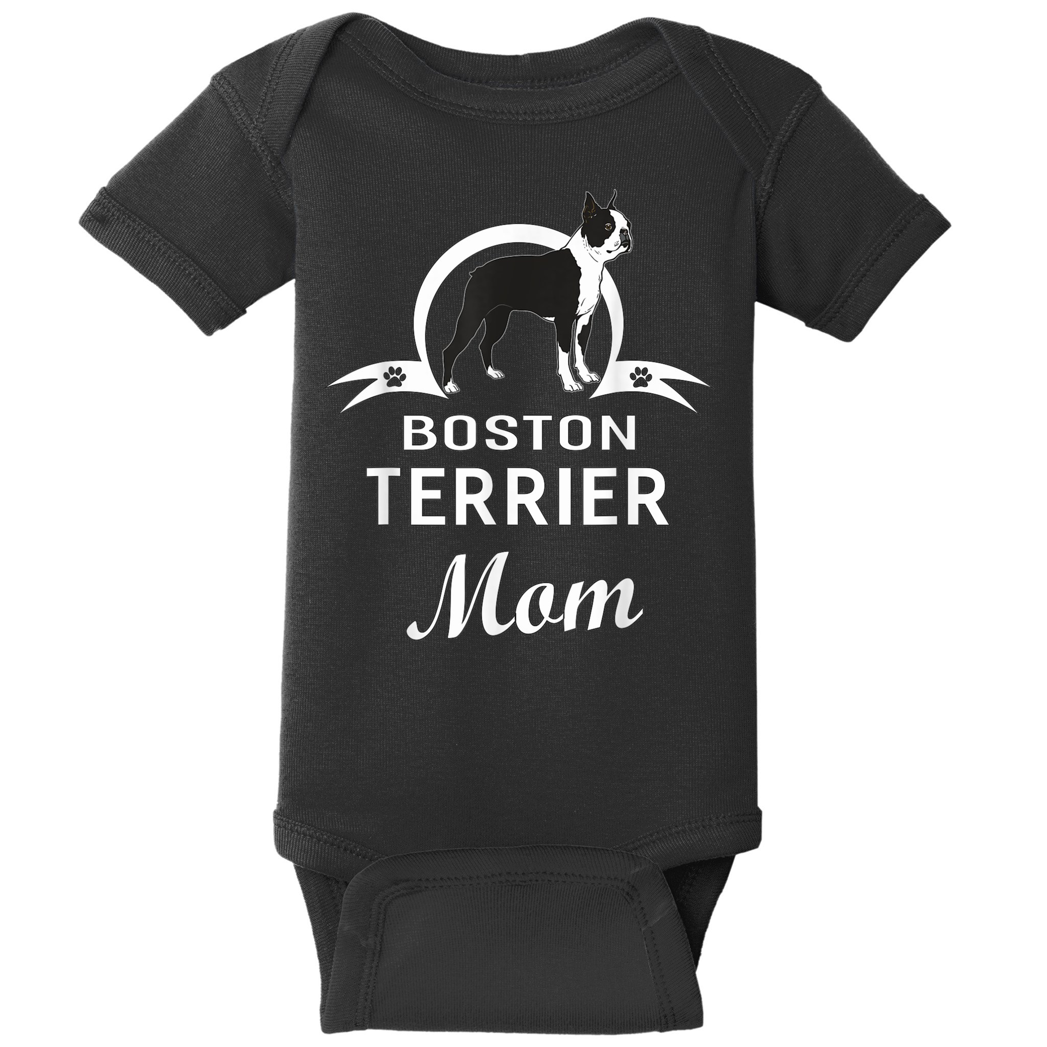 Boston Terrier Dog Mom Owner Dogs Gifts For Women Baby Bodysuit