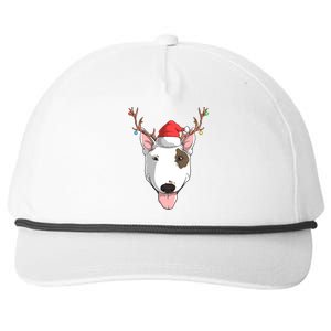 Bull Terrier Dog Santa Claus Hat Christmas Xmas Reindeer Meaningful Gift Snapback Five-Panel Rope Hat