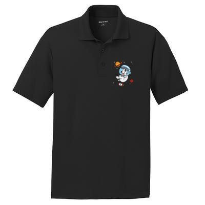 Bull Terrier Dog Astronaut Space Universe Galaxy Gift PosiCharge RacerMesh Polo