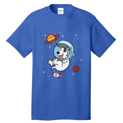 Bull Terrier Dog Astronaut Space Universe Galaxy Gift Tall T-Shirt