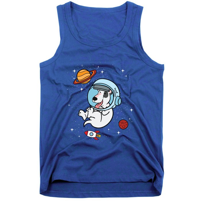 Bull Terrier Dog Astronaut Space Universe Galaxy Gift Tank Top