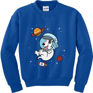 Bull Terrier Dog Astronaut Space Universe Galaxy Gift Kids Sweatshirt