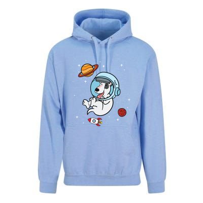 Bull Terrier Dog Astronaut Space Universe Galaxy Gift Unisex Surf Hoodie