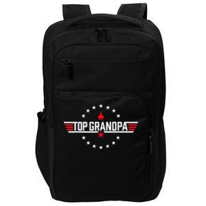 Top Grandpa Shirt Father's Day Birthday Impact Tech Backpack