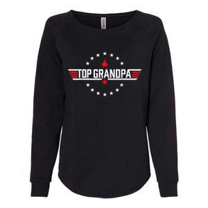 Top Grandpa Shirt Father's Day Birthday Womens California Wash Sweatshirt