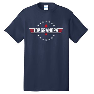 Top Grandpa Shirt Father's Day Birthday Tall T-Shirt