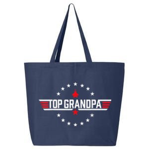 Top Grandpa Shirt Father's Day Birthday 25L Jumbo Tote