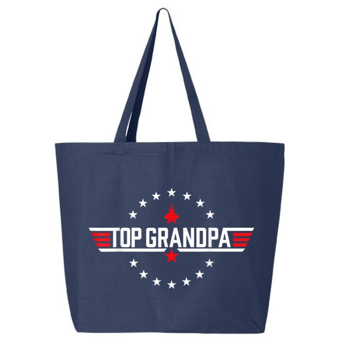 Top Grandpa Shirt Father's Day Birthday 25L Jumbo Tote