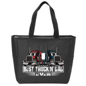 Best Truckin' Dad Ever Truck Driver  Zip Tote Bag