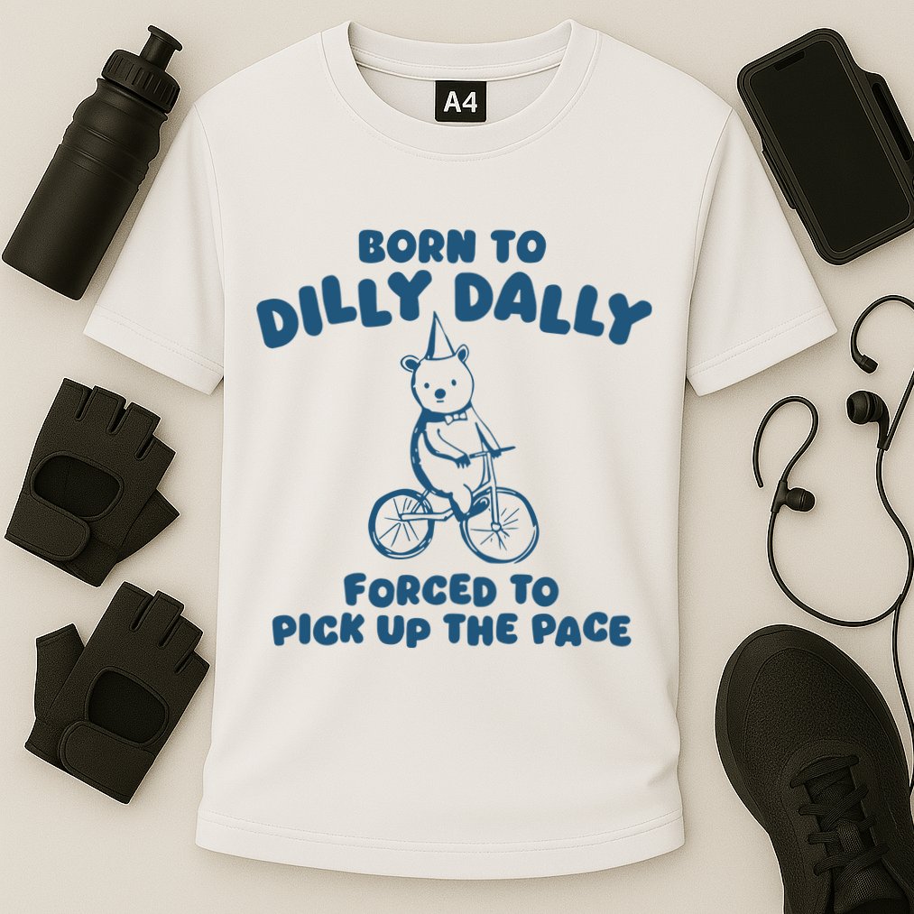 Born To Dilly Dally Cooling Performance Crew T-Shirt