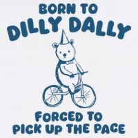 Born To Dilly Dally Adult Drive Performance Visor