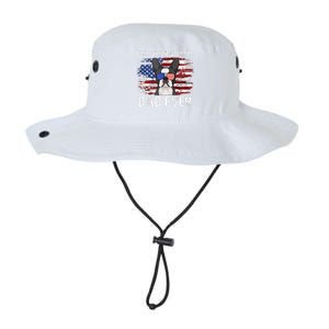 Boston Terrier Dad American Flag 4th Of July Dog Fathers Day Legacy Cool Fit Booney Bucket Hat