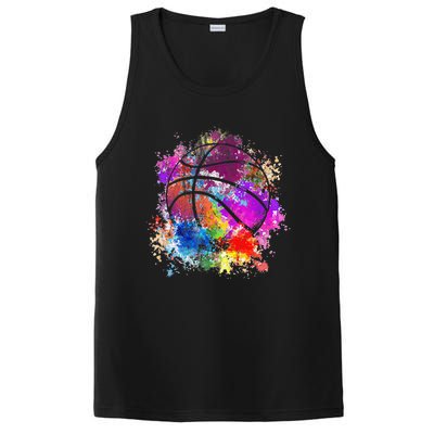 Basketball Team Dunking Fan Wo Teens PosiCharge Competitor Tank