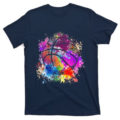 Basketball Team Dunking Fan Wo Teens T-Shirt