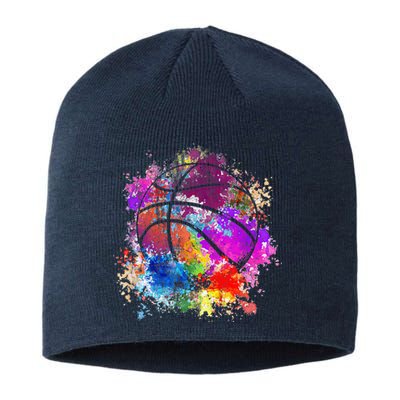 Basketball Team Dunking Fan Wo Teens Sustainable Beanie