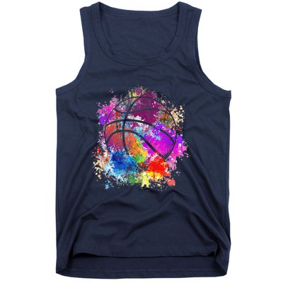 Basketball Team Dunking Fan Wo Teens Tank Top