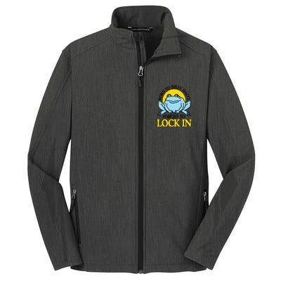 Born To Dilly Dally Forced To Lock In Frog Core Soft Shell Jacket