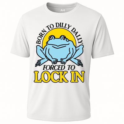 Born To Dilly Dally Forced To Lock In Frog Performance Shirt