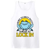 Born To Dilly Dally Forced To Lock In Frog PosiCharge Competitor Tank