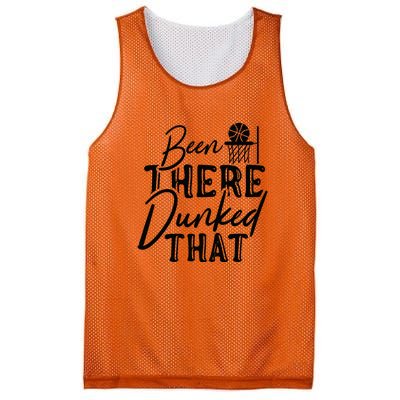 Been There Dunked That Gift For Basketball Player Team Sport Bball Mesh Reversible Basketball Jersey Tank