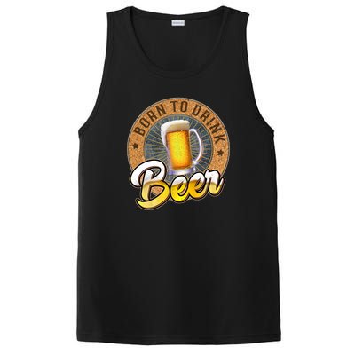 Born To Drink Beer PosiCharge Competitor Tank