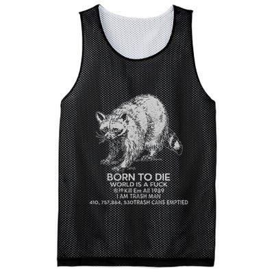 Born To Die World Is A Fu Kill Em All 1989 I Am Trash Man Mesh Reversible Basketball Jersey Tank
