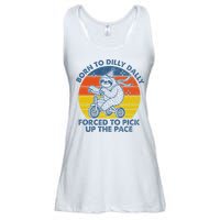 Born To Dilly Dally Forced To Pick Up The Pace Cute Sloth Ladies Essential Flowy Tank