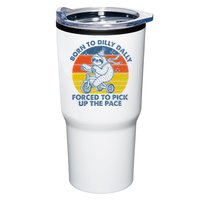 Born To Dilly Dally Forced To Pick Up The Pace Cute Sloth Tumbler