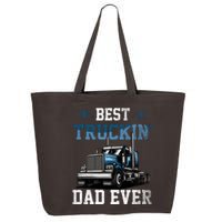 Best Truckin Dad Ever American Flag Father's Day 25L Jumbo Tote