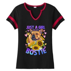 Boston Terrier Dog Lover Funny Cute Puppy Gift Ladies Halftime Notch Neck Tee