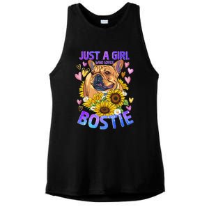 Boston Terrier Dog Lover Funny Cute Puppy Gift Ladies PosiCharge Tri-Blend Wicking Tank