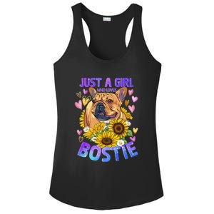 Boston Terrier Dog Lover Funny Cute Puppy Gift Ladies PosiCharge Competitor Racerback Tank