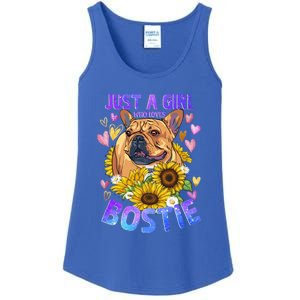 Boston Terrier Dog Lover Funny Cute Puppy Gift Ladies Essential Tank