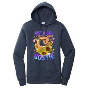 Boston Terrier Dog Lover Funny Cute Puppy Gift Women's Pullover Hoodie