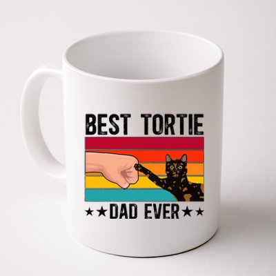 Best Tortie Dad Tortoiseshell Cat Owner Tortie Cat Lover Coffee Mug