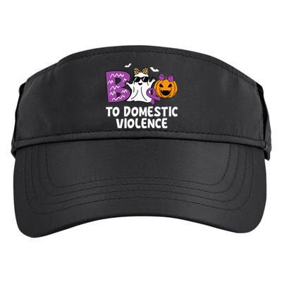 Boo To Domestic Violence Domestic Violence Awareness Adult Drive Performance Visor