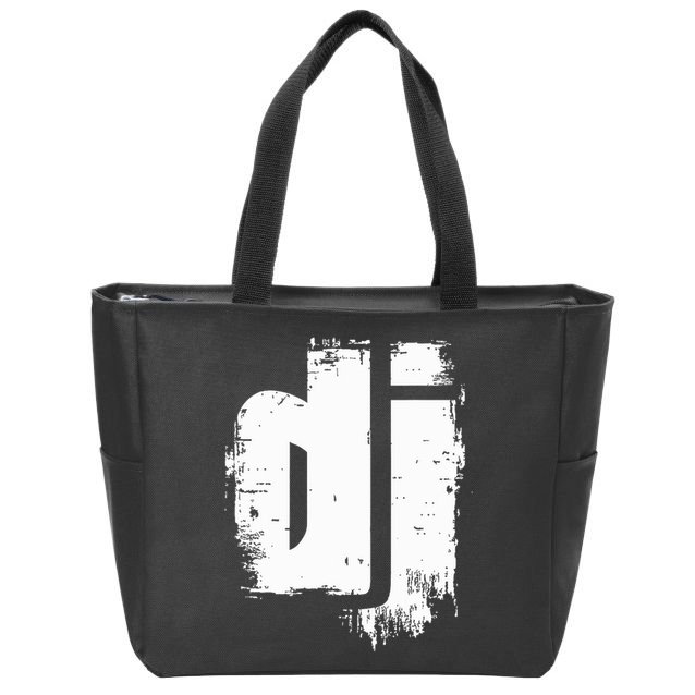 Be The Disc Jockey Stylish Dj Zip Tote Bag